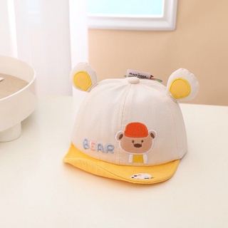 Mũ lưỡi trai dạng lưới thêu hình chú gấu BEAR cực xinh cho bé từ 0-2 tuổi