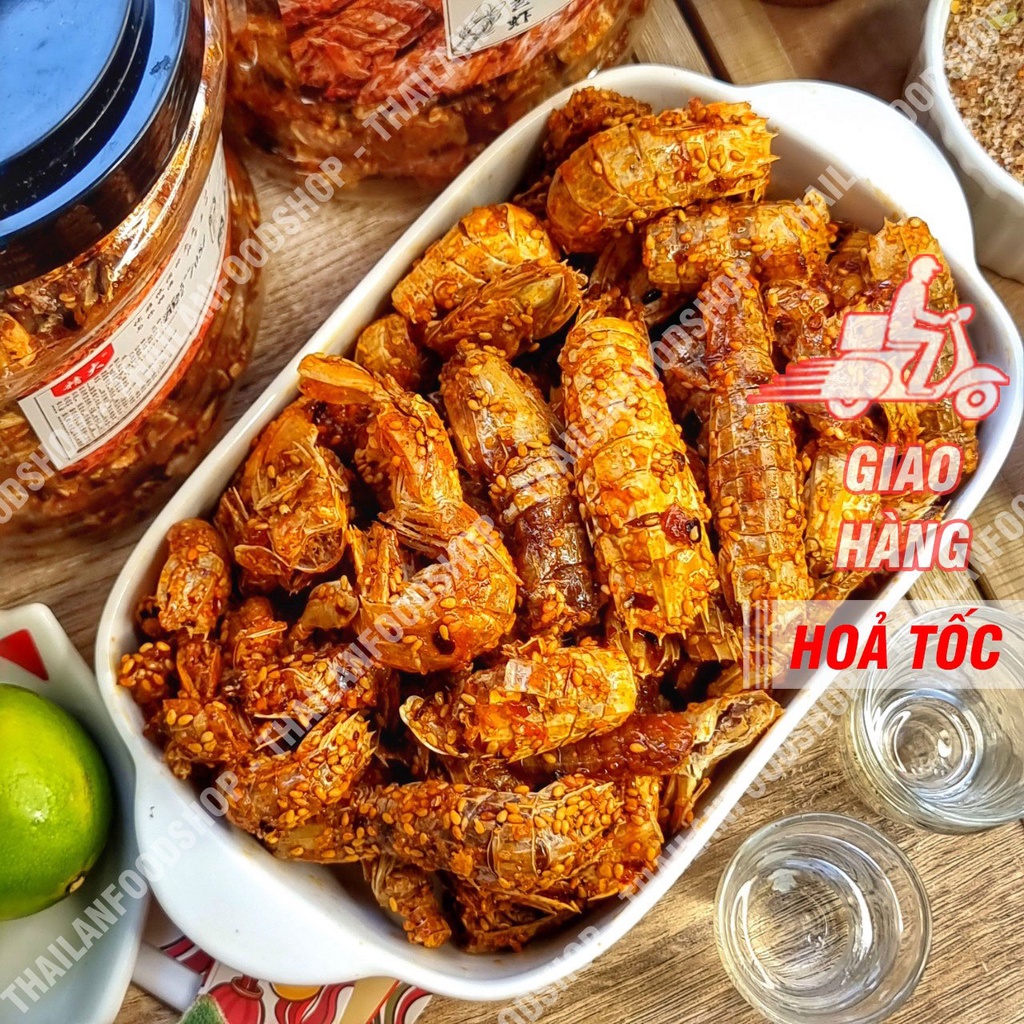 Tôm Tít (Bề Bề) Tẩm Vị Sấy Mật Ong Cay Giòn - Hộp 320gr