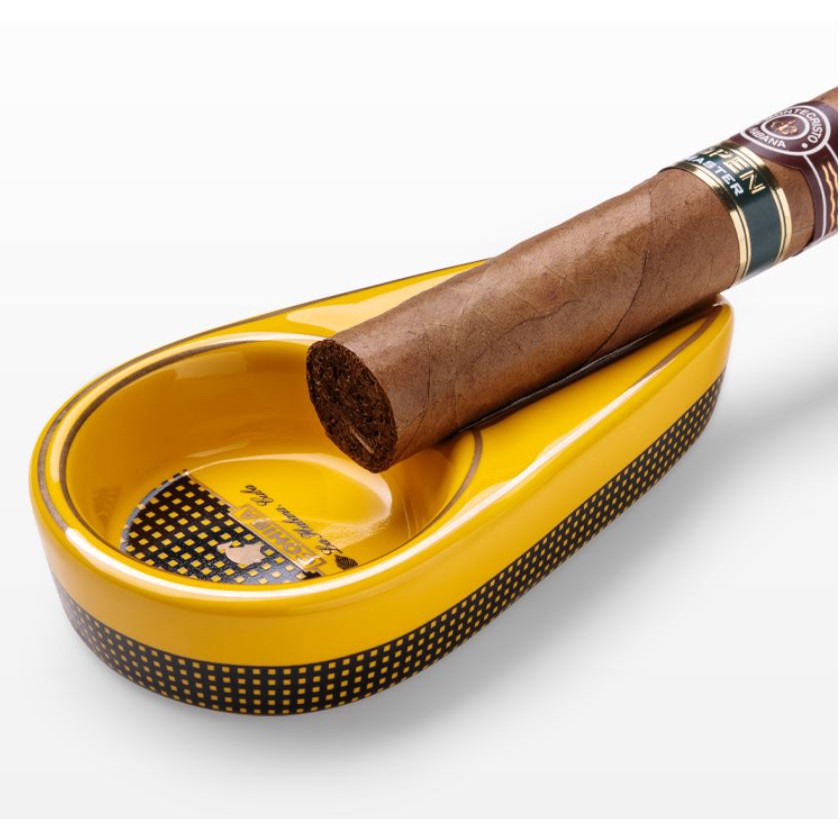 Gạt Tàn Cohiba GA94 Được Làm Bằng Sứ Cao Cấp Họa Tiết Màu Trơn In Logo