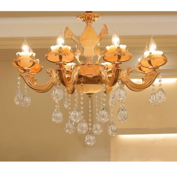 Đèn chùm MONSKY TIRCE 8 tay hiện đại trang trí nội thất sang trọng [ẢNH VIDEO THẬT 100%