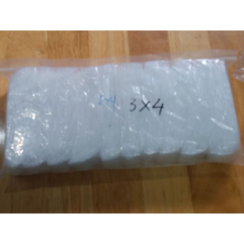 Túi zip 3x4 viền trắng loại đẹp dày gói 100 cái