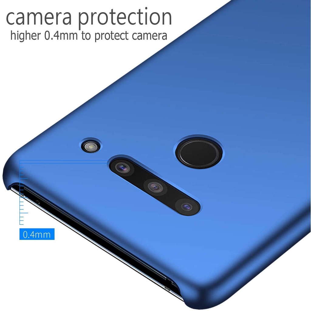 Ốp Điện Thoại PC Cứng Siêu Mỏng Mặt Nhám Cho LG V50 V40 ThinQ V30 V20 G6 G7 G8 Q8 K41S K61 Stylus 5