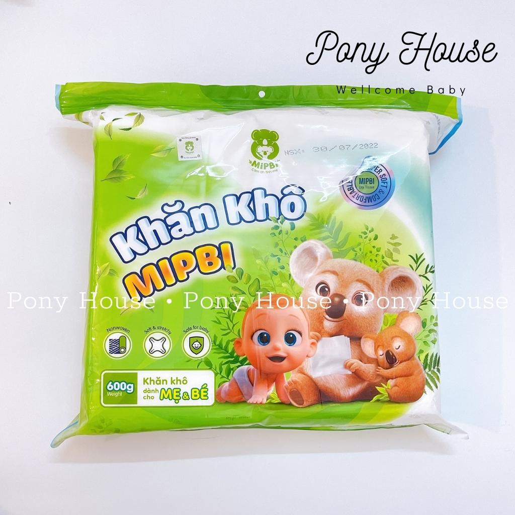 Giấy Khô/ Khăn Vải Khô Đa Năng Mipbi - Gói 600G An Toàn Cho Bé Yêu