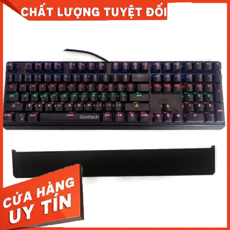 Bàn phím cơ GOLDTECH K25 +Tặng bệ kê tay+Tặng lót chuột game dài 70cm .