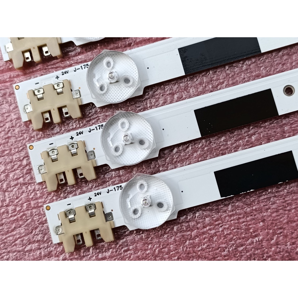 THANH ĐÈN LED TIVI SAMSUNG 46F5000 46F5501 46F5500 HÀNG MỚI 100%, LƯNG ĐỒNG, BỘ 8 THANH, MỖI THANH 15 BÓNG 3V