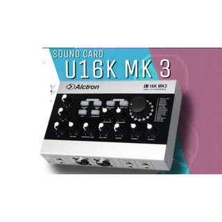 [Hàng cao cấp ] Sound Card Alctron U16k MK3 Hát Thu Âm, Live stream thu âm chuyên nghiệp hát karaoke idol cc talk bigo