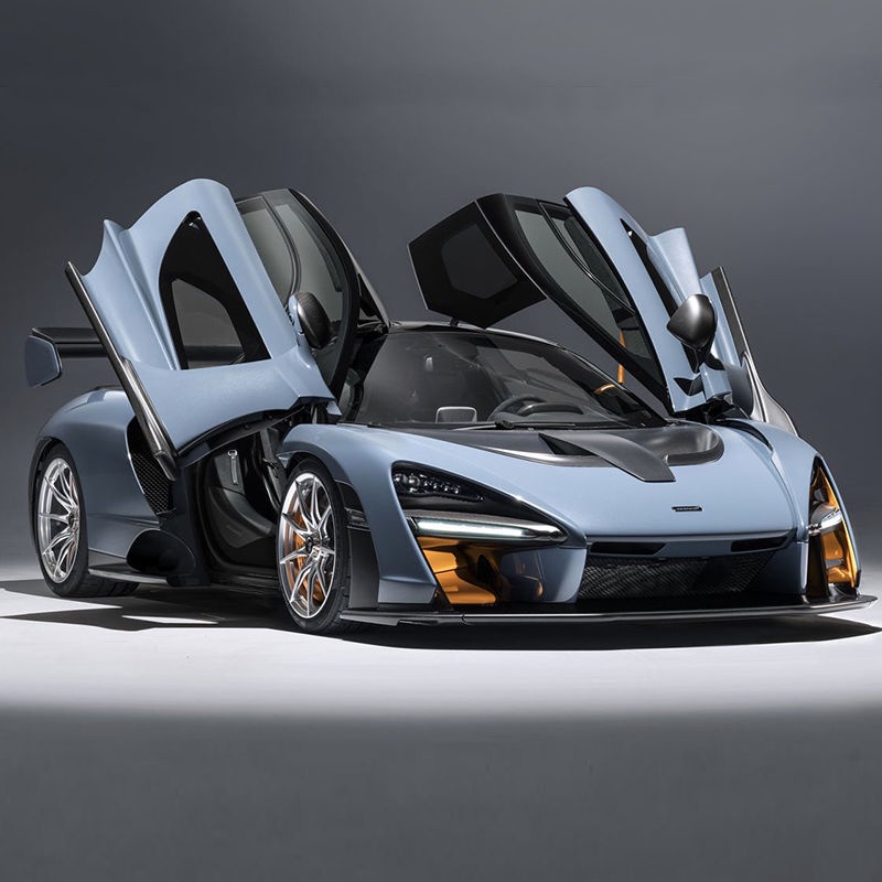 XMô hình ô tô hợp kim McLaren Senna 1:32 âm thanh và ánh sáng kéo lại cậu bé đồ chơi phỏng trang trí bằng loại