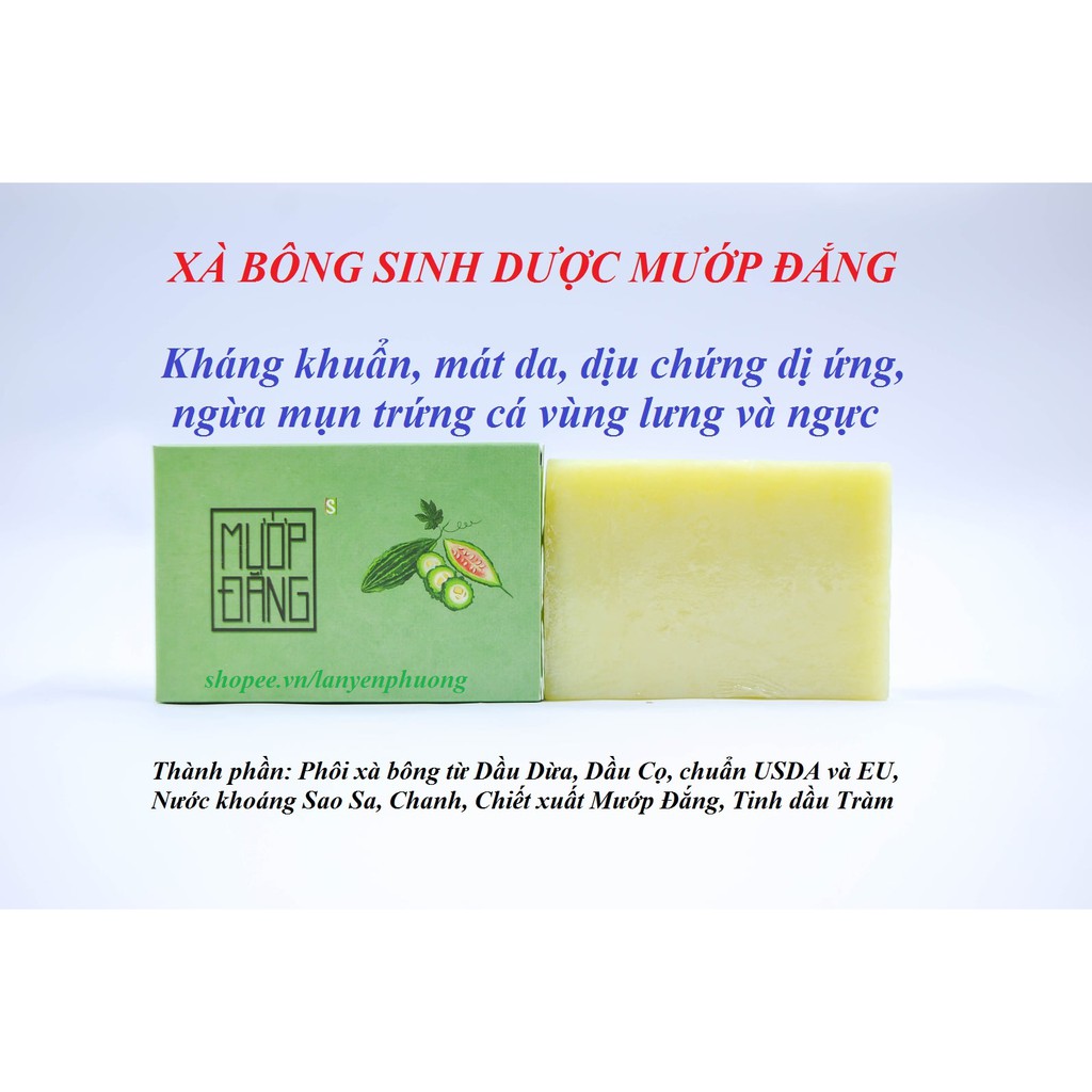 Xà Bông Sinh Dược Mướp Đắng - Bánh 100gr