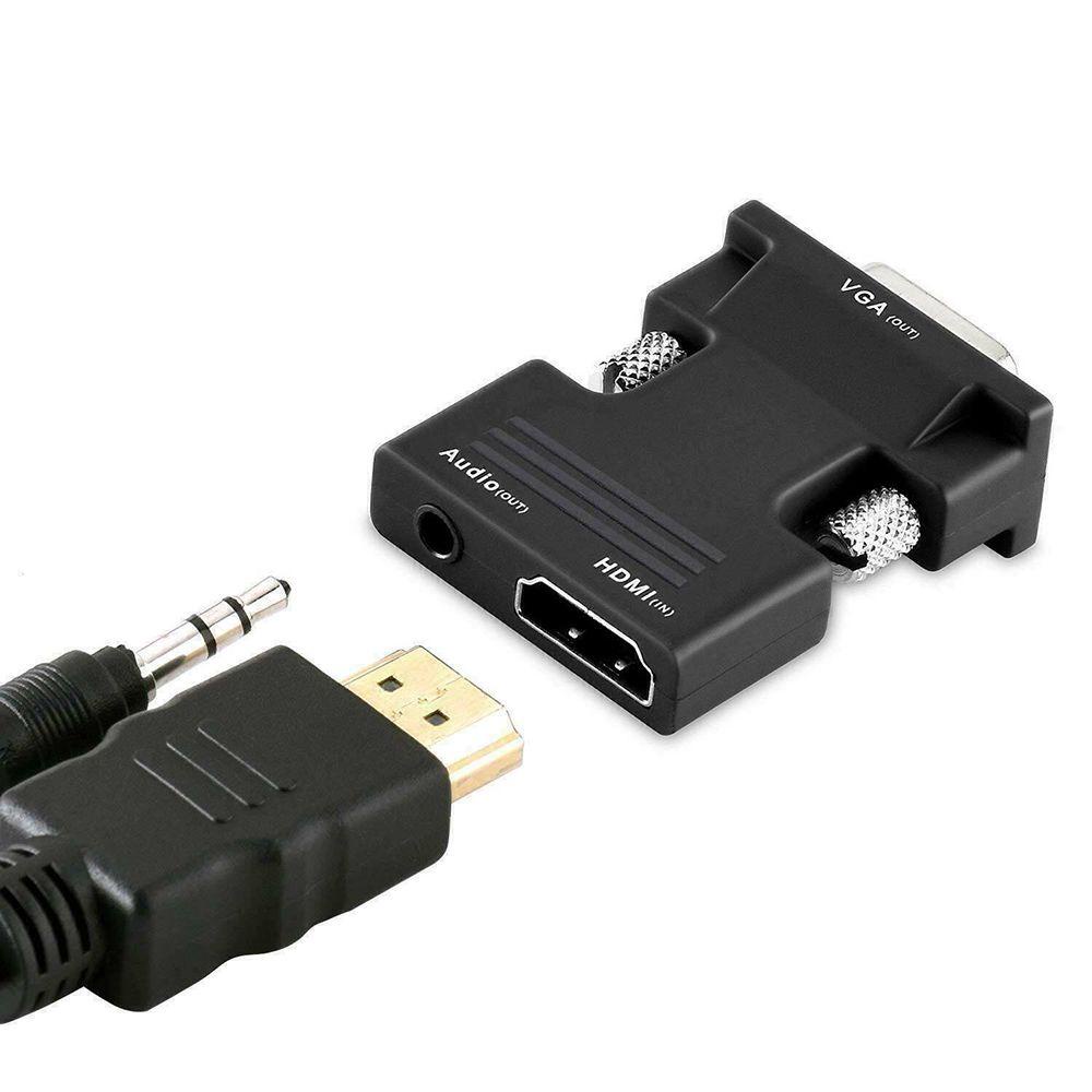 MYRONGVN Dây Cáp Chuyển Đổi HDMI Sang VGA Cho PC Laptop TV Máy Chiếu