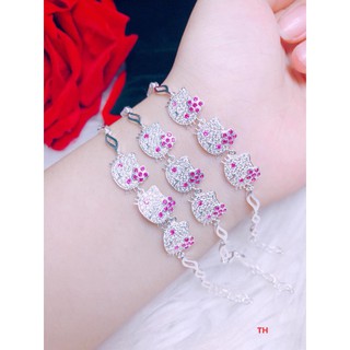 Lắc tay 3 kitty cho bé gái siêu xinh