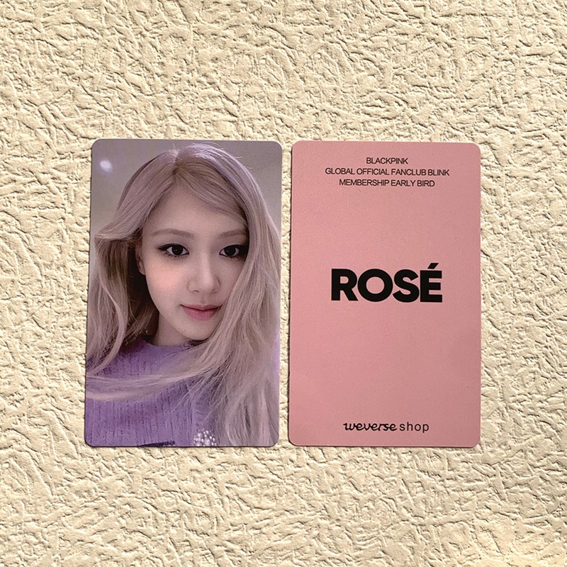 Set 4 Tấm Ảnh Lomo Card Các Thành Viên Nhóm Nhạc BLACKPINK