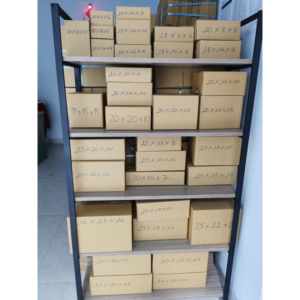 20x16x6 - Combo 20 hộp carton 3 lớp giá rẻ đóng hàng tại Hà Nội