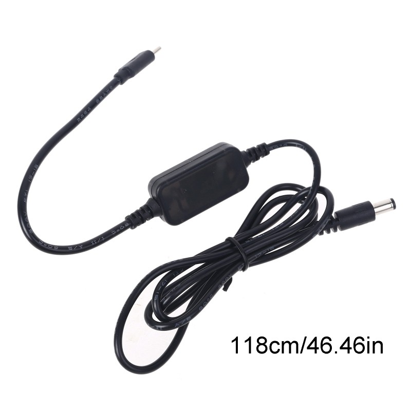 Cáp USB C PD đầu cắm Type C sang lỗ cắm 12V 20V 5.5x2.1mm cho bộ định tuyến WiFi/đèn LED