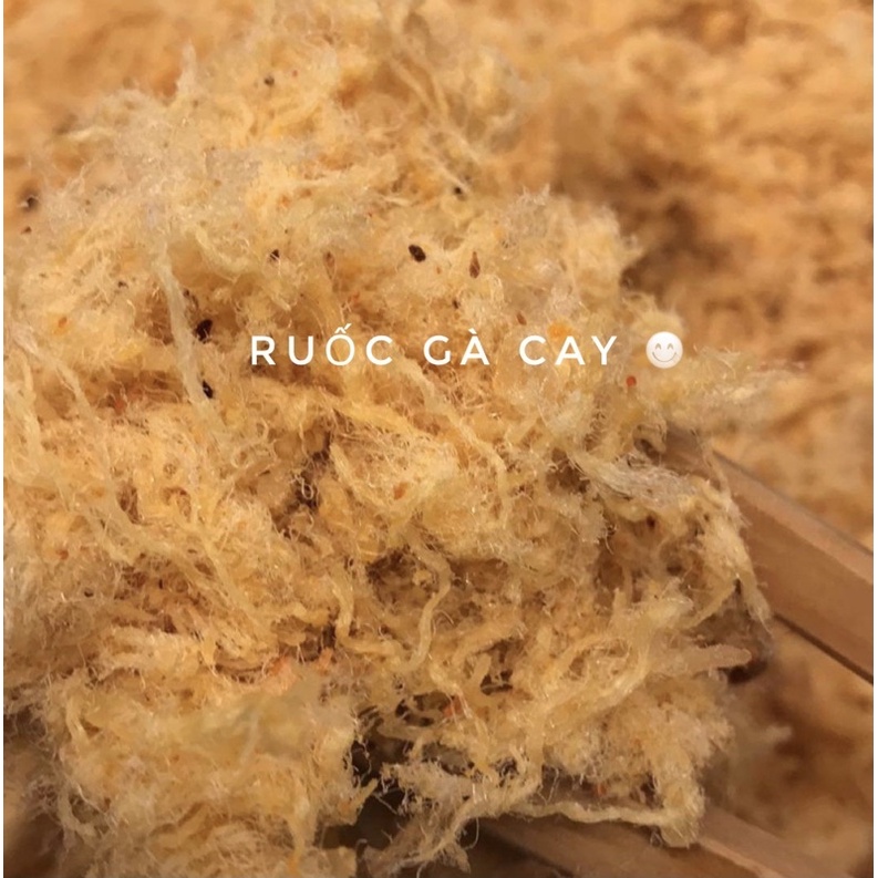 Ruốc/ chà bông Gà Cay 100% từ thịt gà tươi