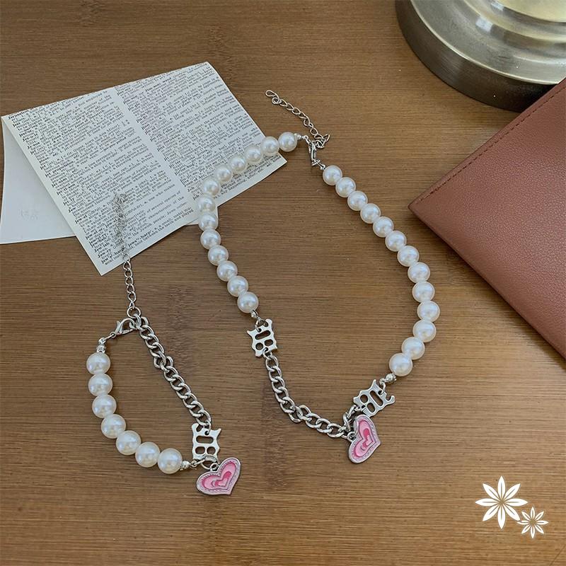 Vòng cổ kim loại dày phong cách hiphop châu âu