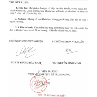 Dung dịch Anolyte (Nước A) - 6 chai 1.5lit