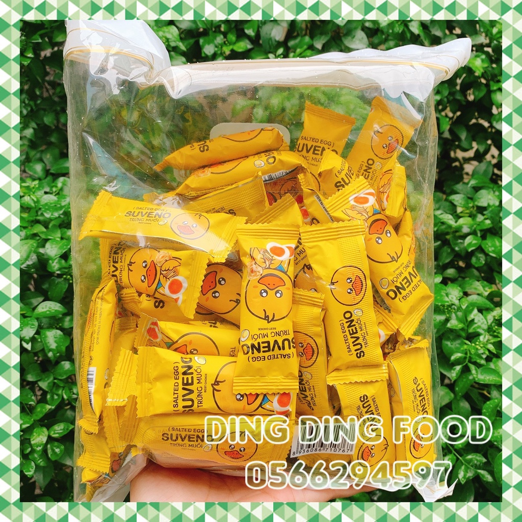 Mới - 500g Bánh Xốp Suveno Vị Trứng Muối , Kem Sữa Chua Giòn Thiên Thảo, Ăn Vặt Siêu Ngon, DING DING FOOD