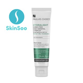 Kem chống nắng paula's choice hydralight shine-free mineral complex spf 30 60ml