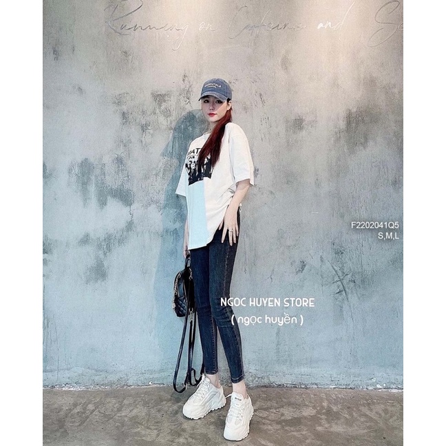 Quần jeans đen 1 nút