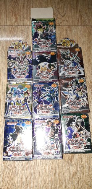 Sét 5 bộ có 125 thẻ bài Yugi_oh30 magic tiếng Anh bằng giấy bóng cứng rất đẹp