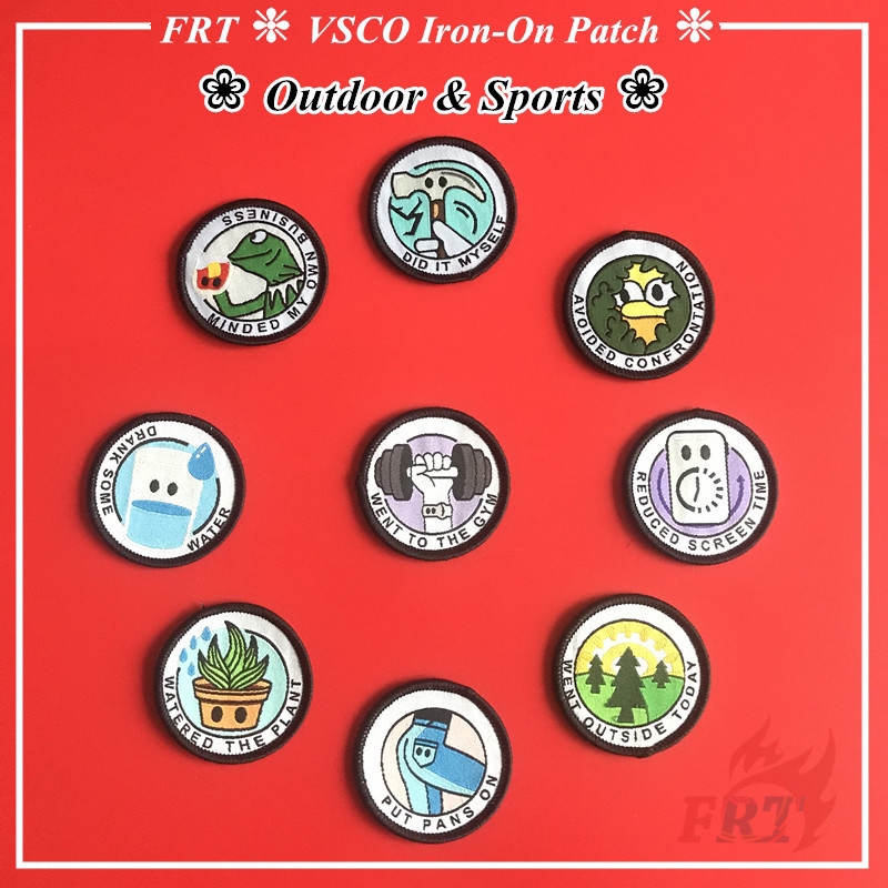 Set 1 / 3 Miếng Vá Ủi Quần Áo Hình Độc Đáo 4.8cm