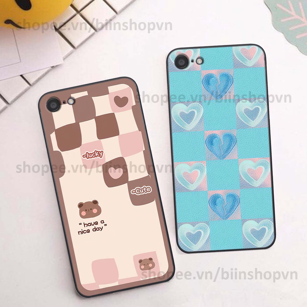 Ốp Oppo A71 / A83 caro trái tim nhiều màu sắc, đầy cá tính, khẳng định phong cách