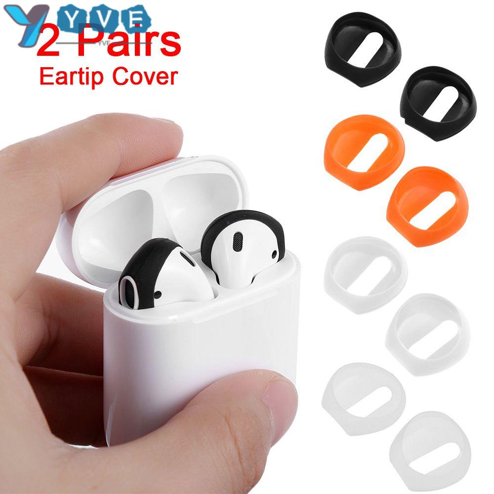 Set 2 cặp đệm silicone mềm bảo vệ tai nghe Apple Airpods