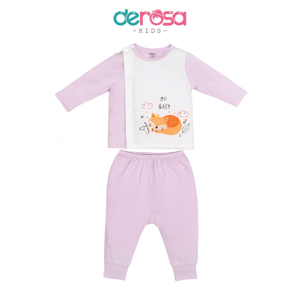 Quần áo trẻ em bộ dài tay thu đông sơ sinh DEROSA KIDS (0 - 6 tháng) BB109-110