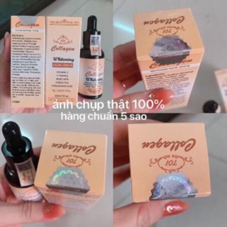 Bộ combo serum+kem collagen plus vit E