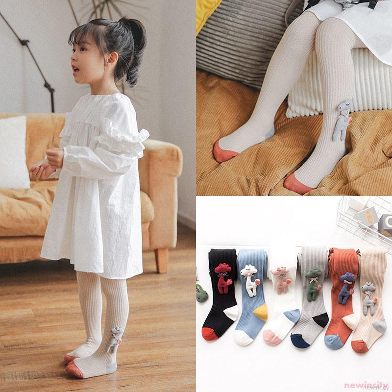 Quần tất ấm áp in họa tiết động vật phong cách thu đông độc đáo