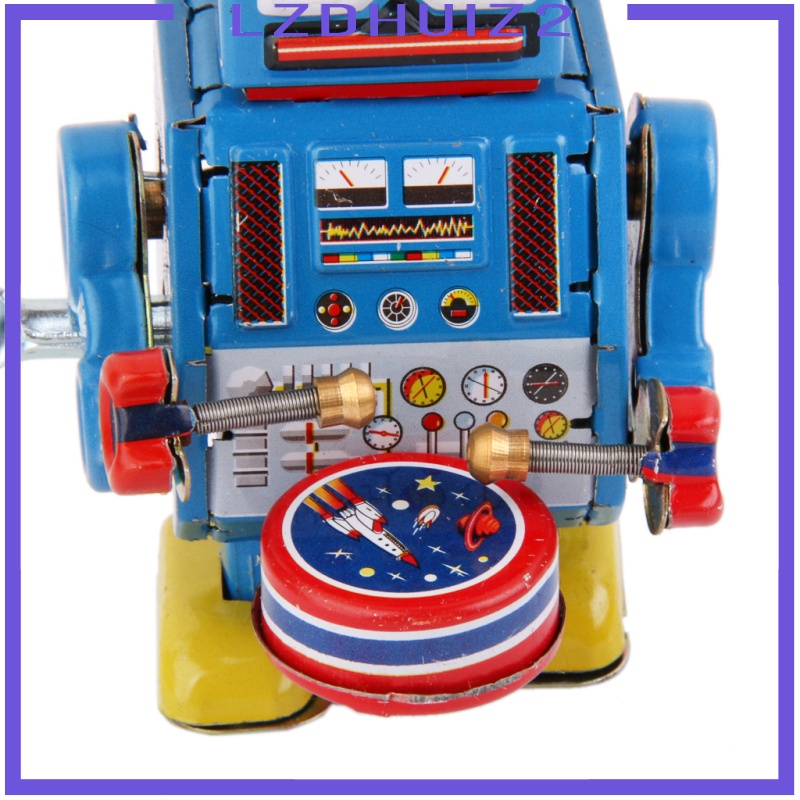 Robot Lên Dây Cót Đi Bộ [Lzdhuiz] Đồ Chơi Giáo Dục Cho Trẻ