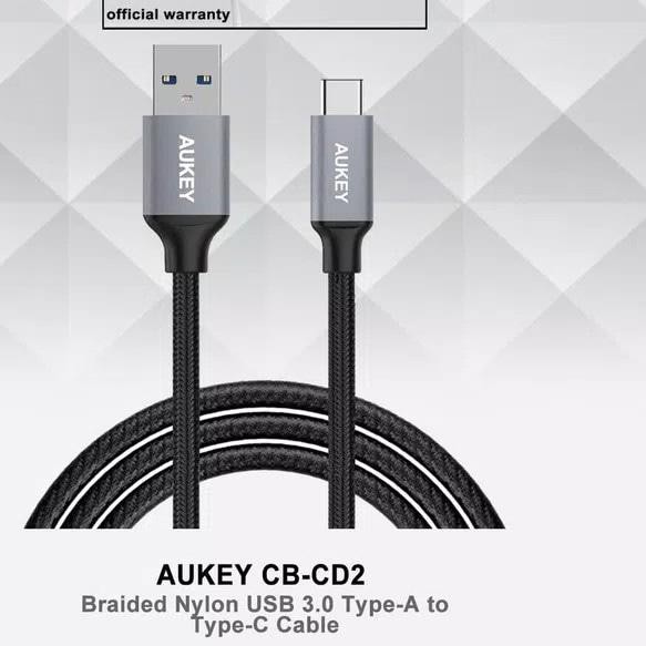 Dây Cáp Sạc Aukey Cb-Cd2-1M Type C