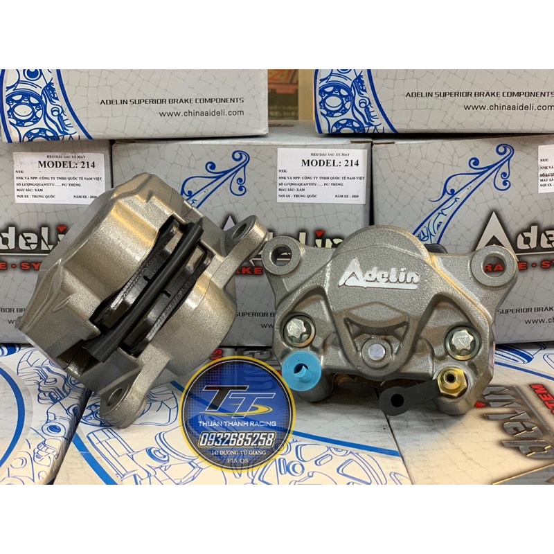 Heo dầu Adelin 2pis đối xứng chính hảng / pas dĩa trước sau các dòng xe
