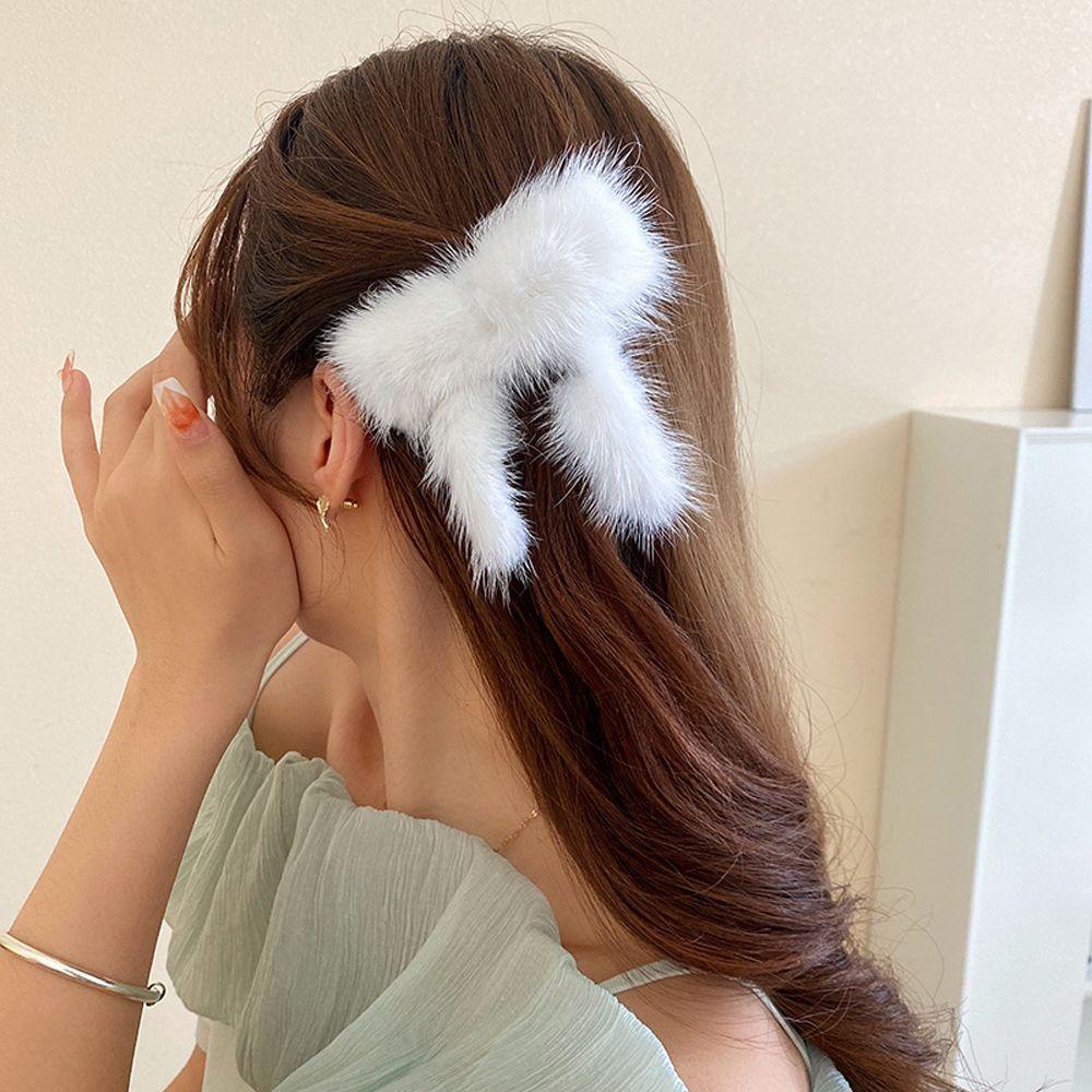 Kẹp Tóc Hình Nơ Thời Trang Thu Đông Cho Nữ