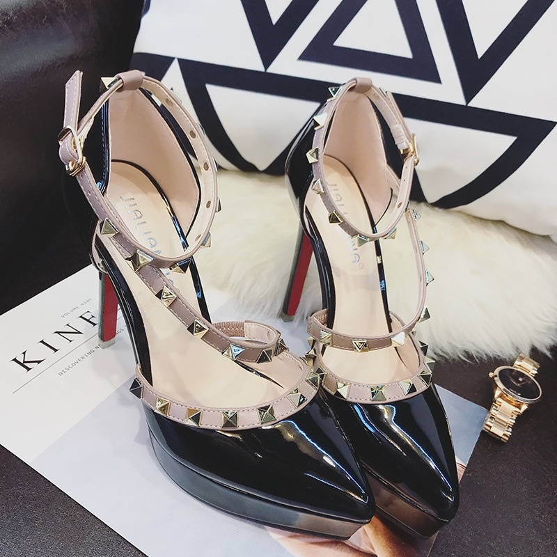 Giày Cao Gót Mũi Nhọn Thiết Kế Mới Thời Trang Mùa Xuân Thu 2022 Dành Cho Nữ