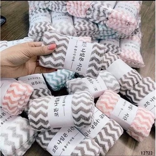 Set 10 chiếc khăn mặt hàn quốc kẻ sọc