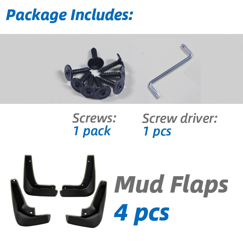 Car Mud Flaps Mudguards Mudflaps Splash Guards for Fender Accessories For Ford/Focus 3 MK3 Hatchback 2011-2018