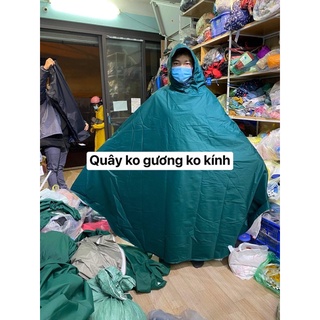 [Mã SKAMLSC2690 giảm 10% đơn 100  Áo mưa quây Khánh chi loại đặc biệt không gương có kính siêu to siêu rộng trùm kín xe