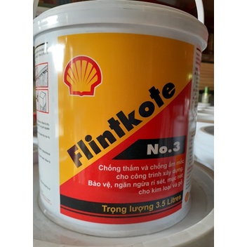 Chống thấm bể cá Koi, Chống thấm nhập khẩu Thái Lan - Flintkote No.3 – Lon 3.5 Lít