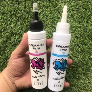kem uốn nóng, lạnh Ceramide Thio Perm Seraz 100ml/100ml