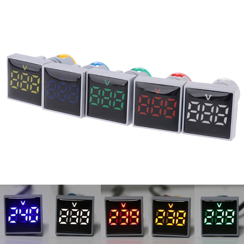 Vôn kế điện tử AD16 có đèn LED hiển thị AC 20-500v