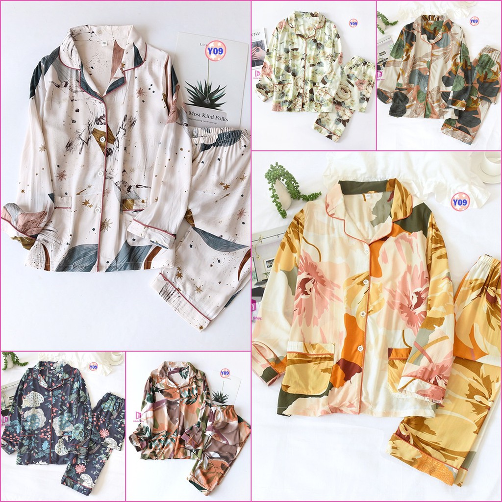 Pijama Lanh Lụa Y09