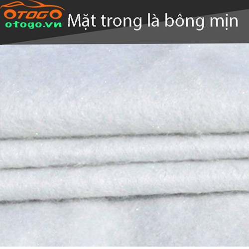 (size 2M )  Bạt Che Phủ Xe Kia Morning Cao Cấp (Loại 3 lớp)