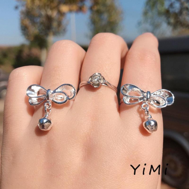 Nhẫn Hình Nơ Có Thể Điều Chỉnh Kích Cỡ Cho Nữ Sinh