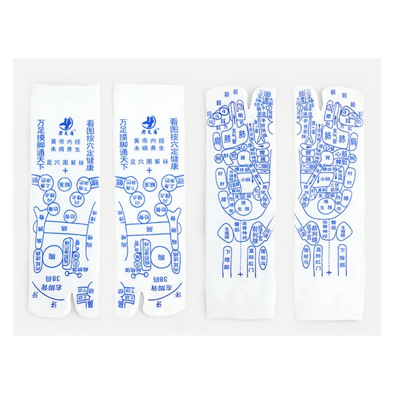 Vớ mát xa bấm huyệt bàn chân phong cách trung hoa cho nam và nữ