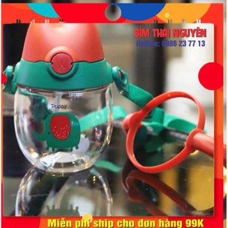 BÌNH TẬP UỐNG NƯỚC CHO BÉ (Có Chống sặc, có dây đeo)