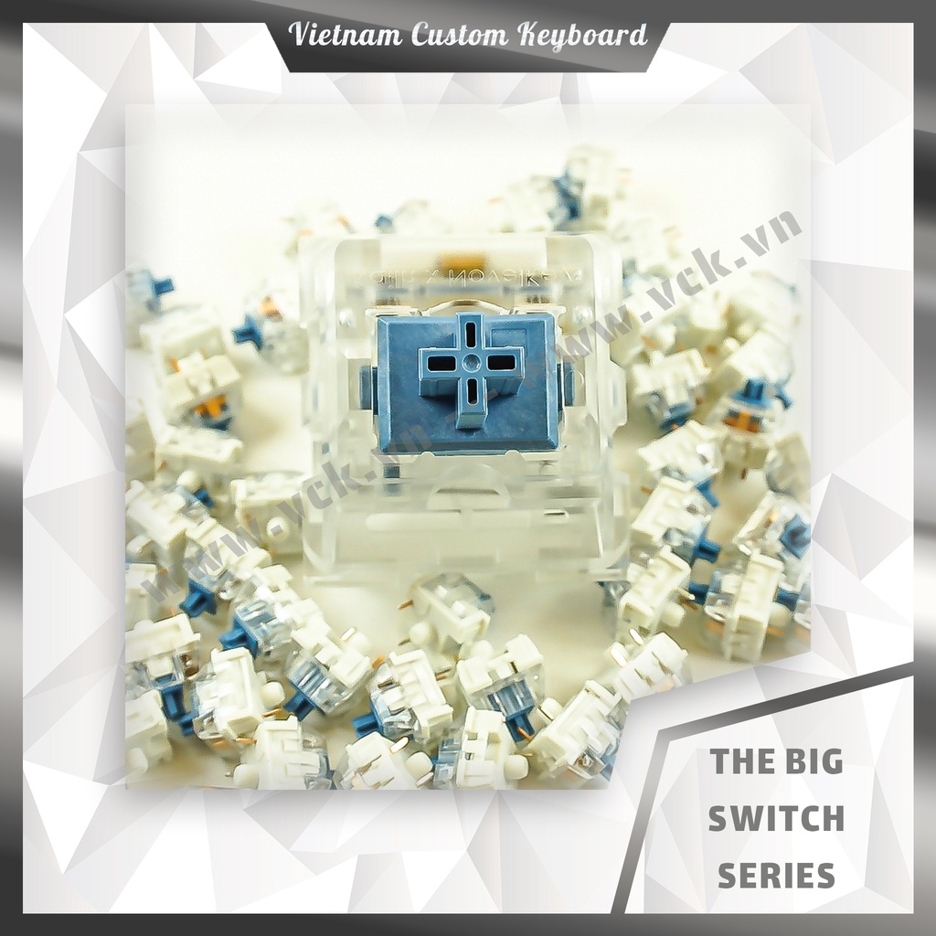 The Big Switch Series | Switch Bàn Phím Cơ Khổng Lồ | Lớn Gấp 64 Lần | Linear/Tactile/Clicky | Kailh X NovelKeys | VCK