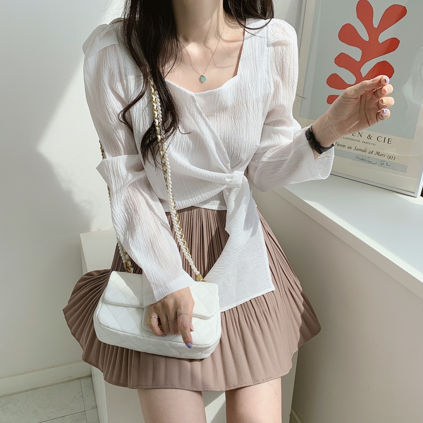 Áo Sơ Mi Tay Dài Dáng Rộng Vải Kaki Thời Trang Mùa Thu