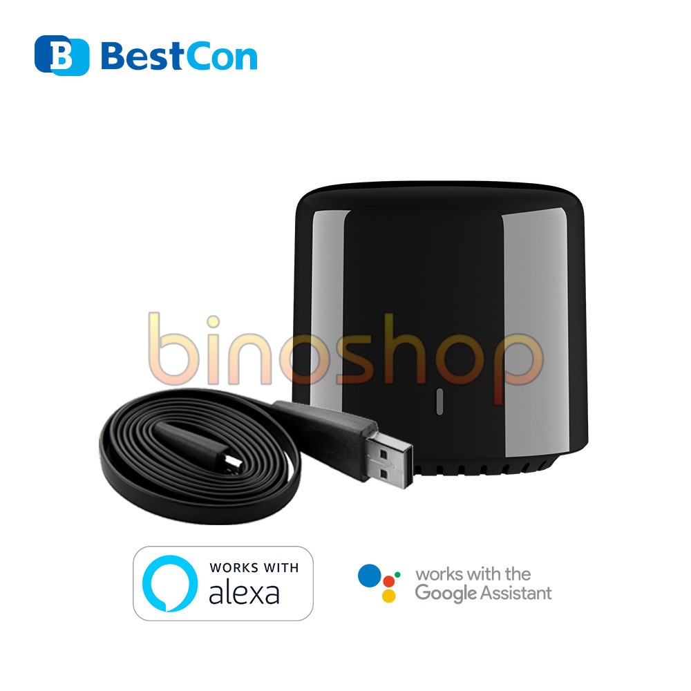 Điều Khiển Hồng Ngoại Thông Minh Broadlink RM4C (hỗ trợ Alexa, Google Voice) - Broadlink BestCon RM4C mini