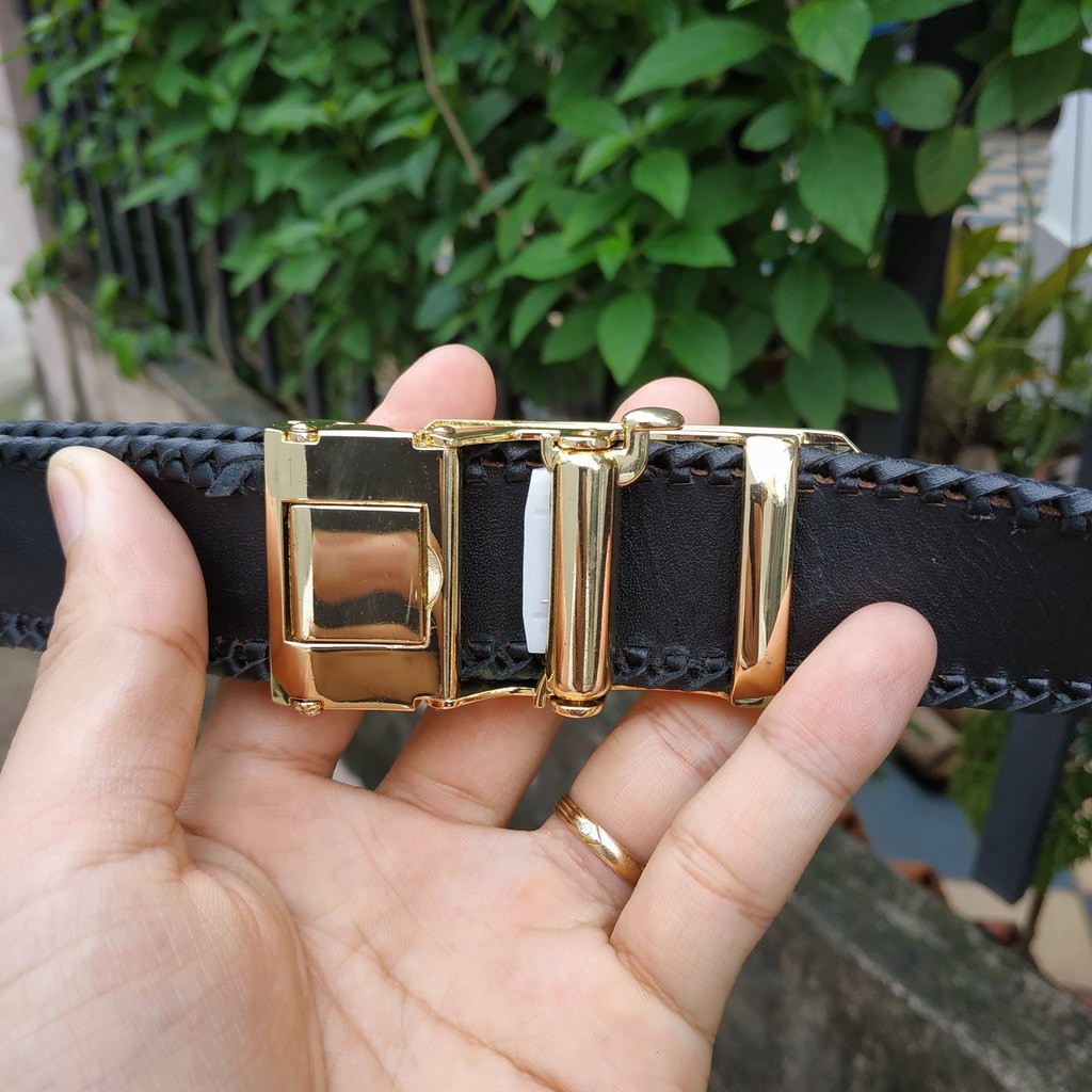 Thắt Lưng Cá Sấu Đan Viền Thủ Công. . Da Cá Sấu Liền Nguyên Con. Mua Dùng Hoặc Làm Quà Tặng Cao Cấp!